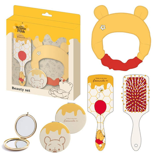 Set de belleza Disney Winnie the Pooh con diadema, cepillos y espejos