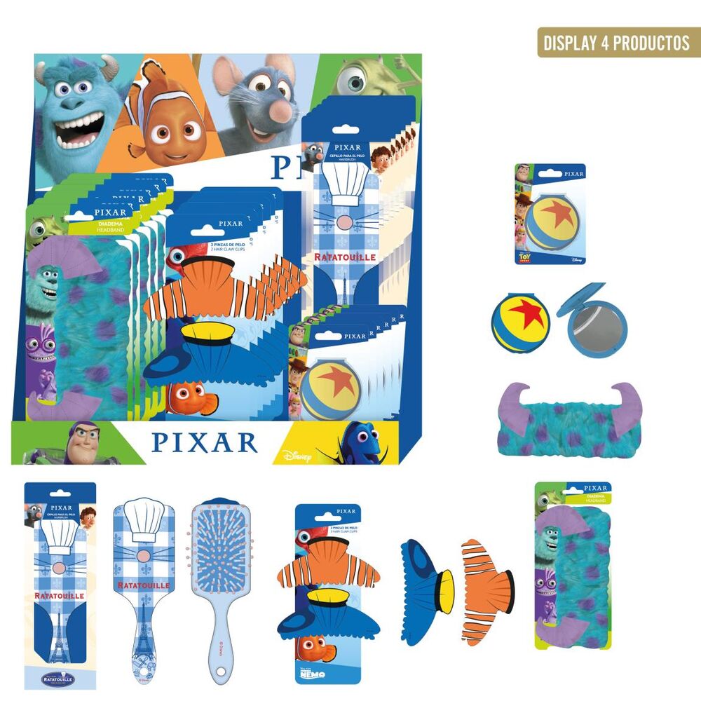 Set de belleza Disney Pixar CERDÁ con cuatro diseños