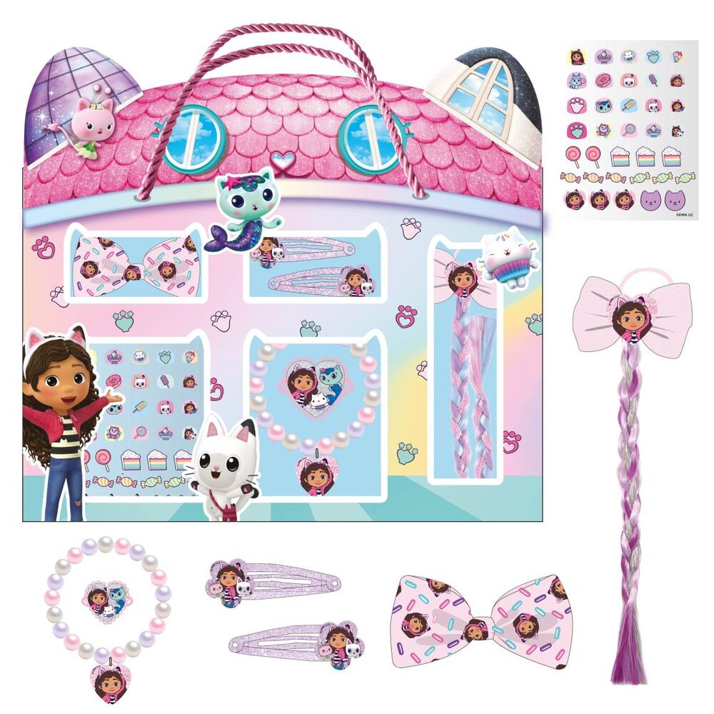 Set de belleza de La Casa de Muñecas de Gabby en caja decorada