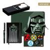 Set regalo Marvel de Los 4 Fantásticos con funda, libreta, bolígrafo y pegatinas