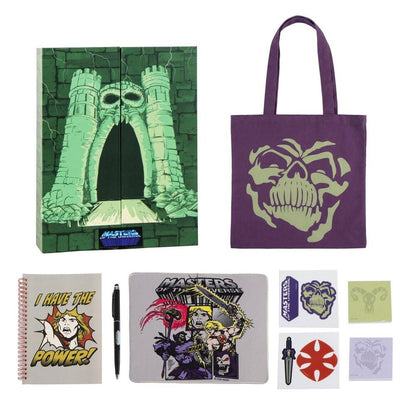 Set de escritorio Masters of the Universe con cuaderno, bolsa y accesorios