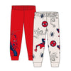 Set de dos pantalones infantiles de Spider-Man Marvel, uno rojo y otro estampado