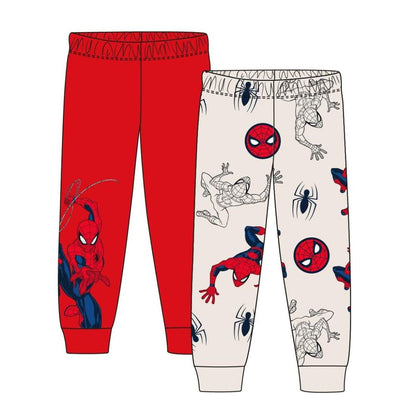 Set de dos pantalones infantiles de Spider-Man Marvel, uno rojo y otro estampado