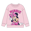 Sudadera rosa infantil de Minnie Disney con estampado frontal
