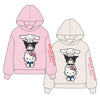 Sudaderas infantiles con capucha Hello Kitty and Friends en rosa y beige