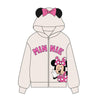 Sudadera rosa de Minnie Disney con capucha y cremallera