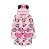 Bata infantil rosa de Minnie Disney con capucha y cinturón