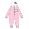 Pijama rosa de una pieza Hello Kitty con capucha