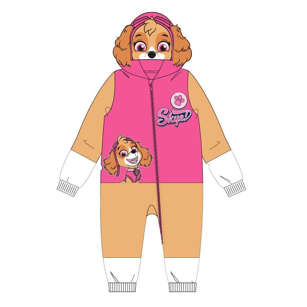 Pijama de una pieza rosa de Skye de Paw Patrol