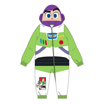 Pijama enterizo de Buzz Lightyear Toy Story en verde, blanco y morado