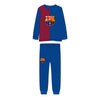 Pijama infantil F.C. Barcelona azul y granate de dos piezas