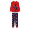 Pijama infantil Spiderman Marvel de dos piezas, con camiseta roja y pantalón azul estampado