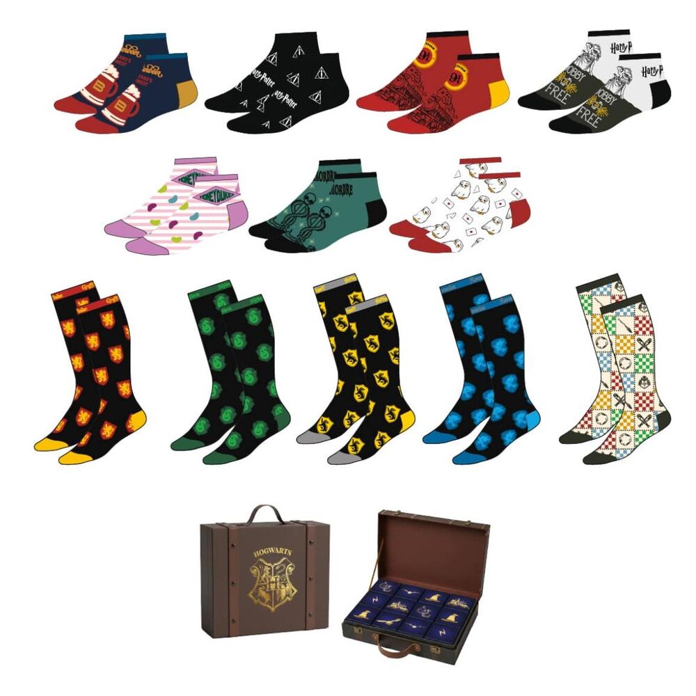 Set de 12 pares de calcetines Harry Potter surtidos