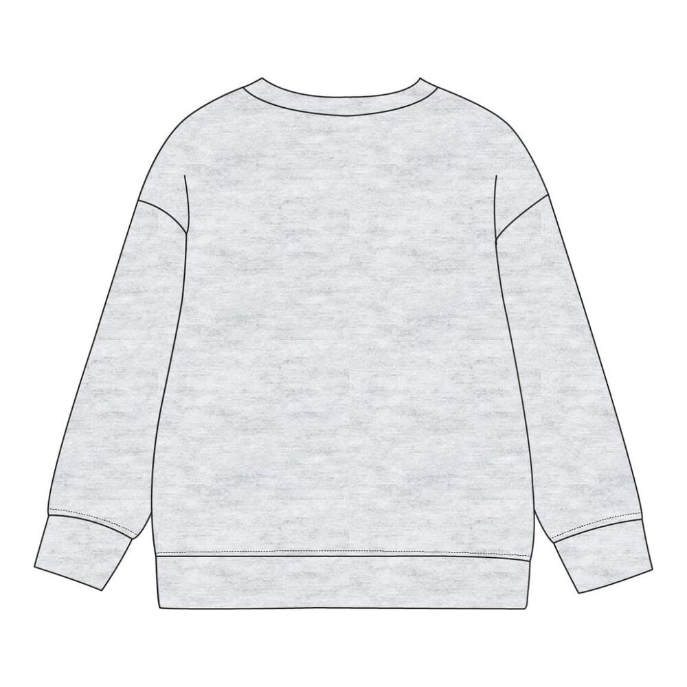Sudadera gris infantil Hello Kitty and Friends con estampado frontal - 2