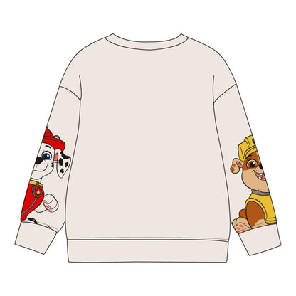 Sudadera infantil beige de Paw Patrol con Chase, Marshall y Rubble - 2