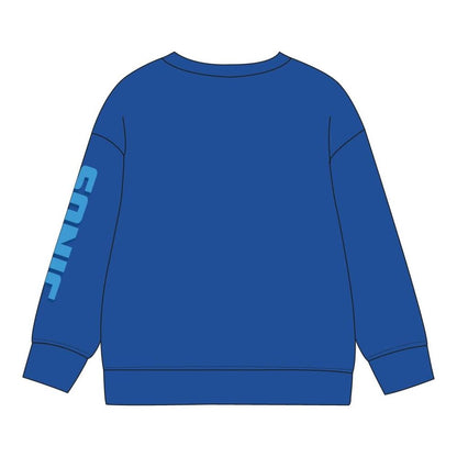 Sudadera infantil azul de Sonic the Hedgehog con estampado frontal - 2