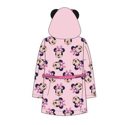 Bata infantil rosa de Minnie Disney con capucha y cinturón - 2