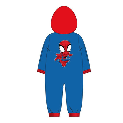 Pijama mono con capucha de Spiderman Marvel en rojo y azul - 2