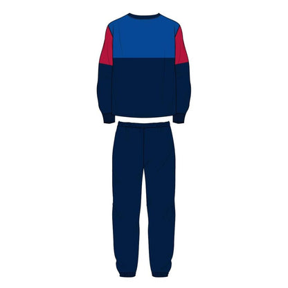 Pijama largo del F.C. Barcelona azul y granate con escudo y gráficos Barça - 2