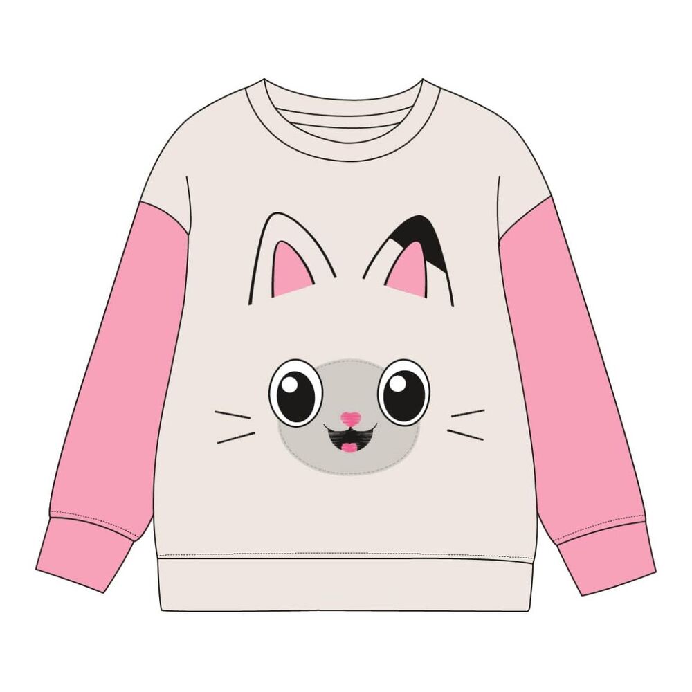 Sudadera rosa infantil de La Casa de Muñecas de Gabby con estampado de Gabby - 4