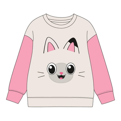 Sudadera rosa infantil de La Casa de Muñecas de Gabby con estampado de Gabby - 4