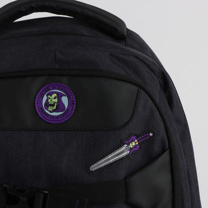 Mochila negra CERDÁ de Masters of the Universe con detalles morados - 5