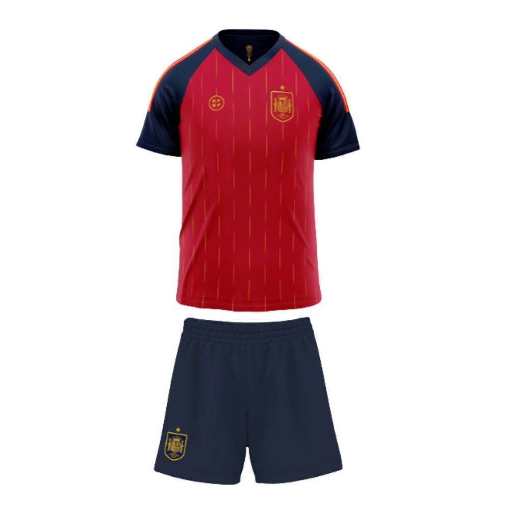 Conjunto de la Selección Española rojo y azul marino - 4