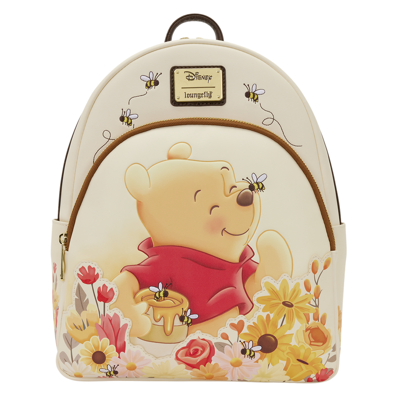 Mochila Loungefly de Winnie the Pooh con flores y abejas