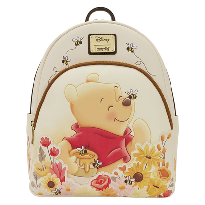 Mochila Loungefly de Winnie the Pooh con flores y abejas
