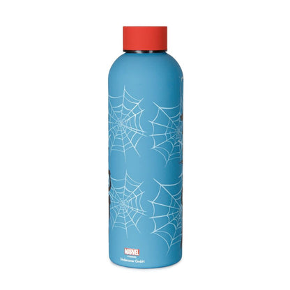 Botella azul de acero inoxidable de Spider-Man Marvel con tapón rojo - 3