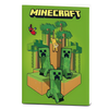 Cuaderno A5 Minecraft verde con varios Creepers