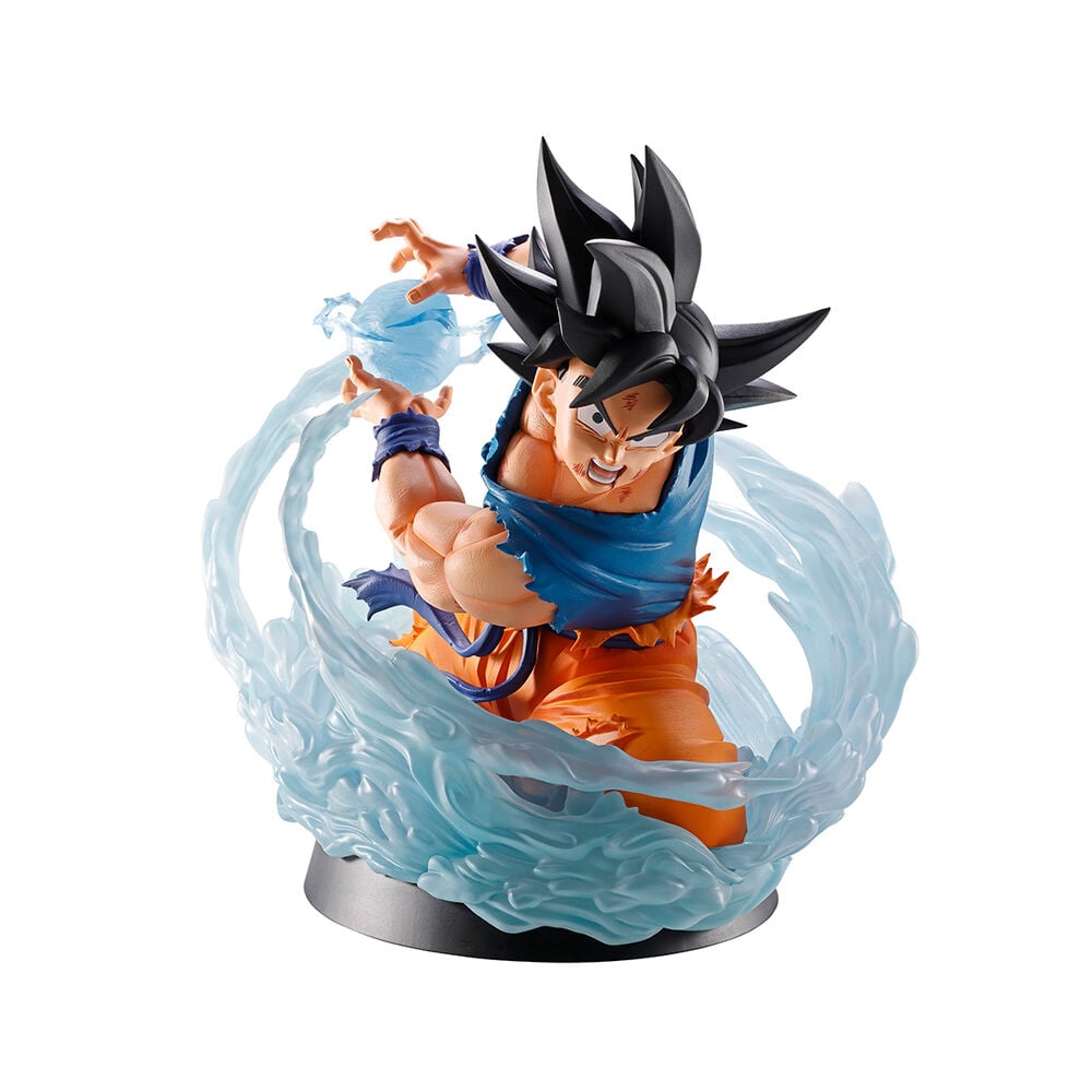 Figura Ichibansho de Son Goku con efecto azul de combate
