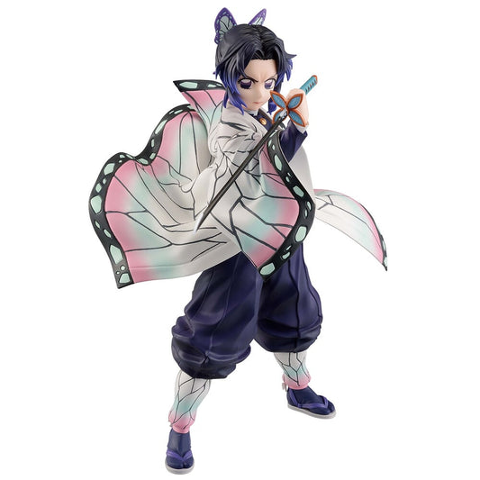 Figura Ichibansho de Shinobu Kocho con haori de mariposa y espada