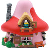 Hucha Casa Seta de Pitufina de Los Pitufos en rosa y rojo