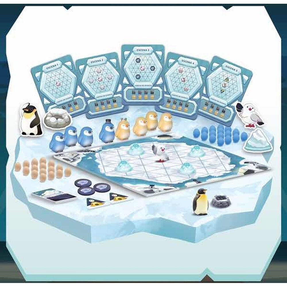Caja del juego de mesa Zoollywood: Misión Polar con dos pingüinos - 4
