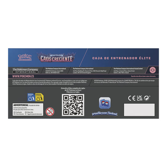 Caja de Entrenador Élite Pokémon Megaevolución Caos Creciente - 3