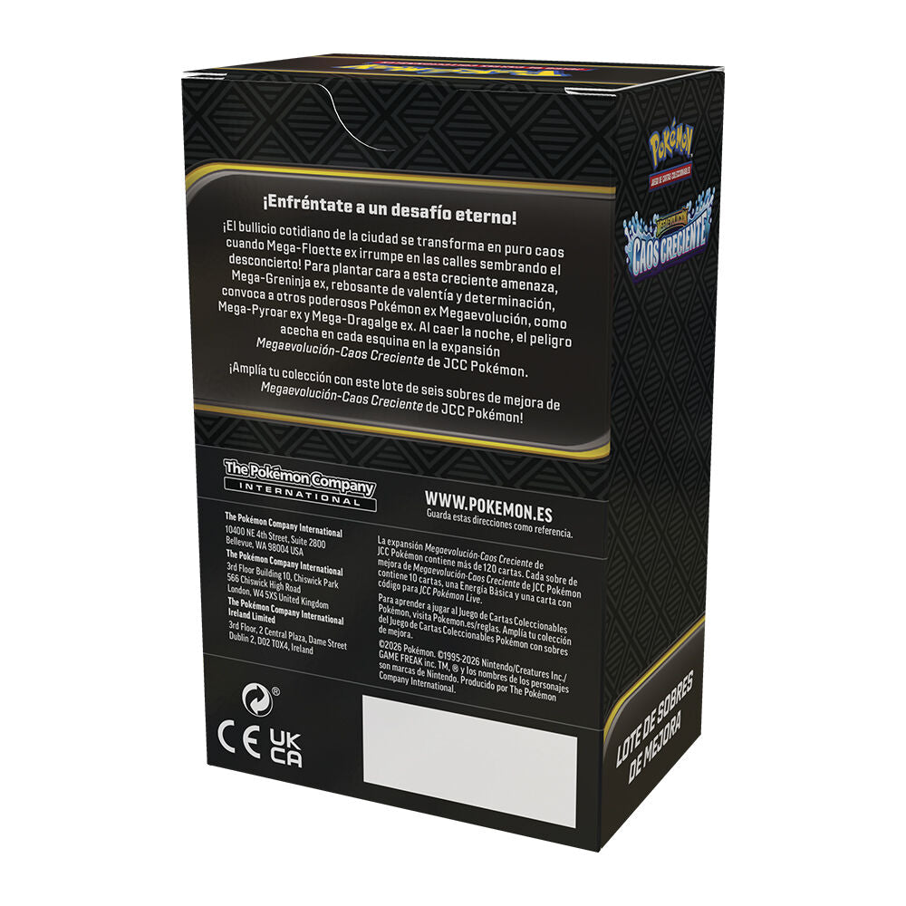 Booster Bundle Pokémon Megaevolución Caos Creciente con 6 sobres de mejora - 2
