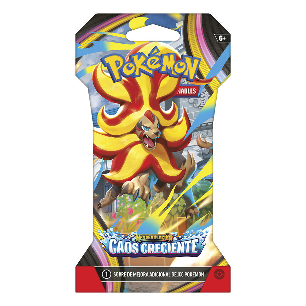 Sobre de cartas JCC Pokémon Caos Creciente Megaevolución en español - 3