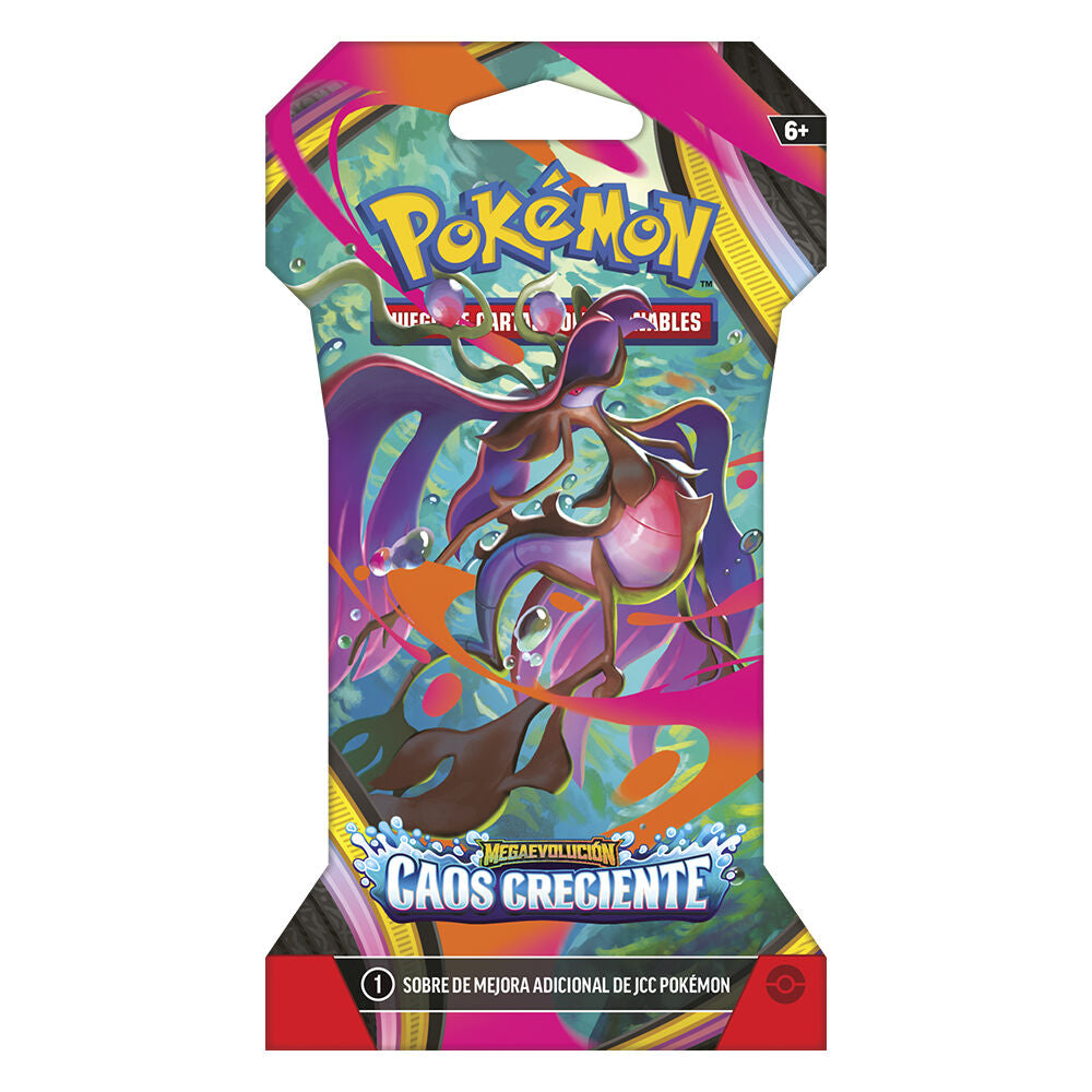 Sobre de cartas JCC Pokémon Caos Creciente Megaevolución en español - 6