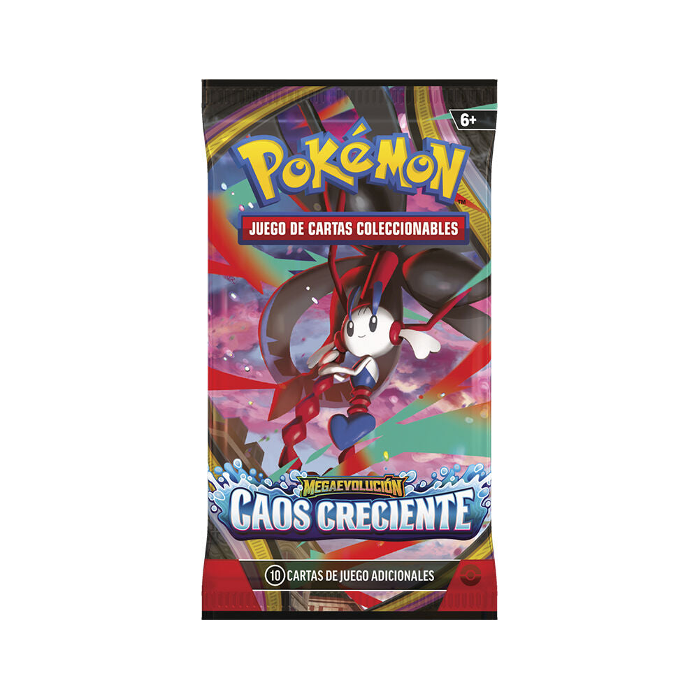 Sobre de cartas Pokémon JCC Mega Evolución Caos Creciente - 7