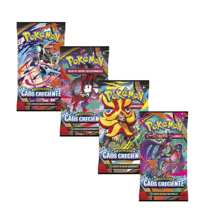 Sobre de cartas Pokémon JCC Mega Evolución Caos Creciente - 5