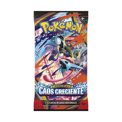Sobre de cartas Pokémon JCC Mega Evolución Caos Creciente - 9