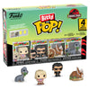 Pack Funko Bitty POP! Jurassic Park con cuatro figuras y expositor
