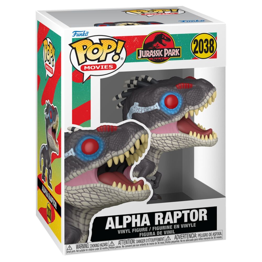 Figura Funko POP! Jurassic Park Alpha Raptor de vinilo - 2