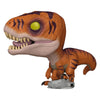 Figura FUNKO POP! Jurassic Park Tiger Raptor naranja con rayas oscuras