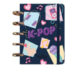 Cuaderno A6 azul marino LOVELY STORY con diseño K-Pop