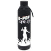 Botella térmica negra K-Pop LOVELY STORY de 600 ml con altavoz