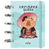 Cuaderno A6 Queen Capibara con diseño de capibara y paraguas