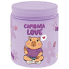 Vela aromática de mora Capibara Love en tarro lila