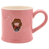 Taza rosa de cerámica de Hermione de Harry Potter con relieve
